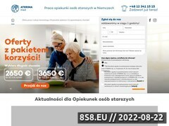 Miniaturka www.opiekunki.aterima.pl (Praca dla opiekunek osób starszych)