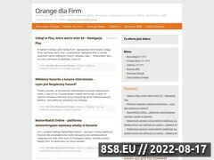 Miniaturka domeny www.orange-dla-firm.one.pl