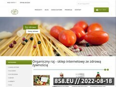 Miniaturka organicznyraj.pl (Delikatesy - zdrowa żywność)