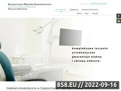 Miniaturka strony Ortomed - stomatologia