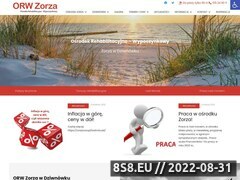 Miniaturka strony Orodek Rehabilitacyjno-Wypoczynkowy Zorza. Centrum Zdrowia i Urody w Dziwnwku.