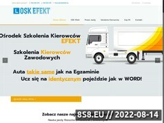 Miniaturka www.oskefekt.eu (Szkoła jazdy w Rzeszowie oraz prawo jazdy)