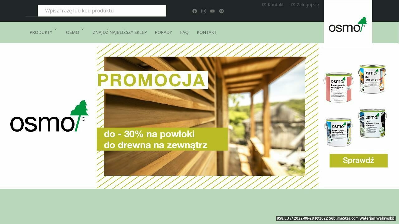 Impregnaty do drewna (strona www.osmo.com.pl - Osmo.com.pl)
