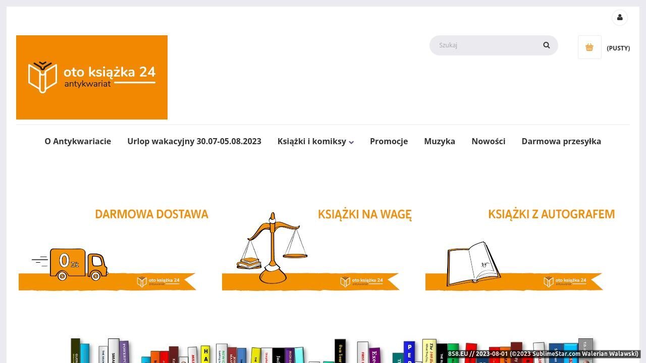 Skup książek online, antykwariat internetowy (strona www.otoksiazka24.pl - Antykwariat Oto Książka)