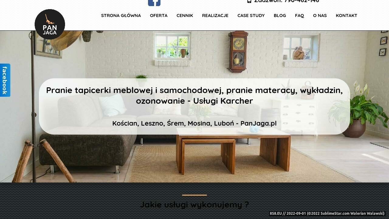 Pranie tapicerki samochodowej i meblowej (strona www.panjaga.pl - PanJaga.pl)