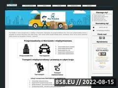 Zrzut strony Firma przeprowadzkowa Warszawa - usługi transportowe