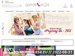 Miniaturka strony Sklep z butami - Pantofelek24.pl