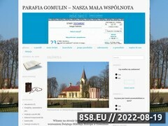 Miniaturka www.parafiagomulin.pl (Parafia rzymskokatolicka p.w. Świętego Mikołaja Biskupa w Gomulinie)