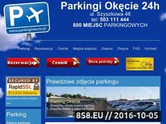 Zrzut strony Parking Okęcie - parkingi Warszawa
