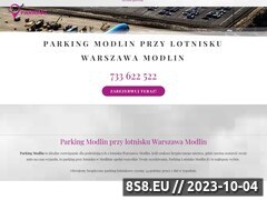Miniaturka parkingmodlin.com (Parking przy lotnisku Modlin)