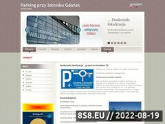 Zrzut strony Gdansk lotnisko parking