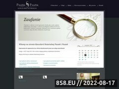 Miniaturka www.paszek-paszek.pl (Kancelaria notarialna Bytom)
