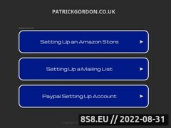Miniaturka domeny www.patrickgordon.co.uk