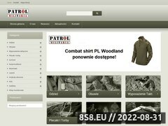 Miniaturka www.patrolmilitaria.pl (Sklep Patrol <strong>militaria</strong>)