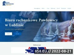 Zrzut strony Biura rachunkowe Lublin