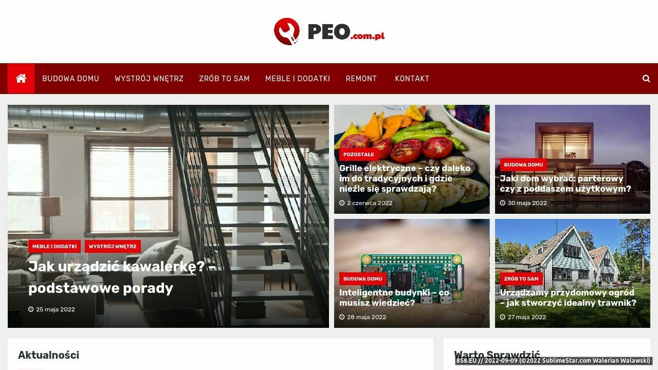 Zrzut ekranu Peo Development Group