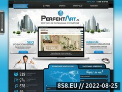 Miniaturka www.perfektart.pl (Pozycjonowanie, projektowanie i tworzenie stron)