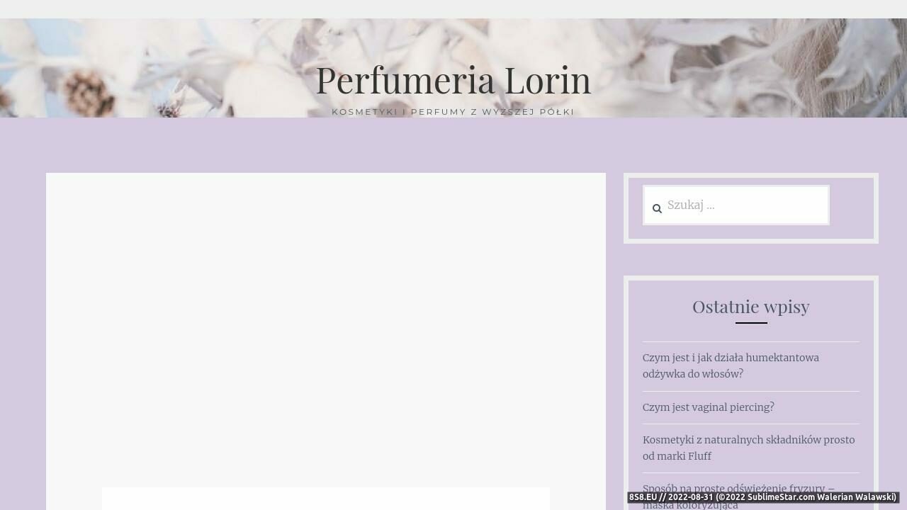 Zrzut ekranu Perfumeria - Perfumy nalewane