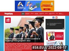 Miniaturka strony Perspektywy.pl - Matura, Studia, Uczelnie