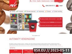 Miniaturka pgv.com.pl (Automaty vendingowe - wynajem i serwis)