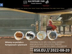 Zrzut strony Portal stroiciela pianin i fortepianów PIANO EXPERT