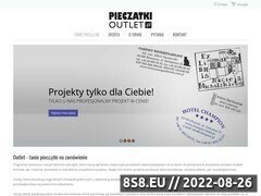 Miniaturka domeny www.pieczatkioutlet.pl