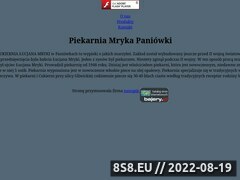 Miniaturka strony Piekarnia i Cukiernia Łucjan Mryka Paniówki