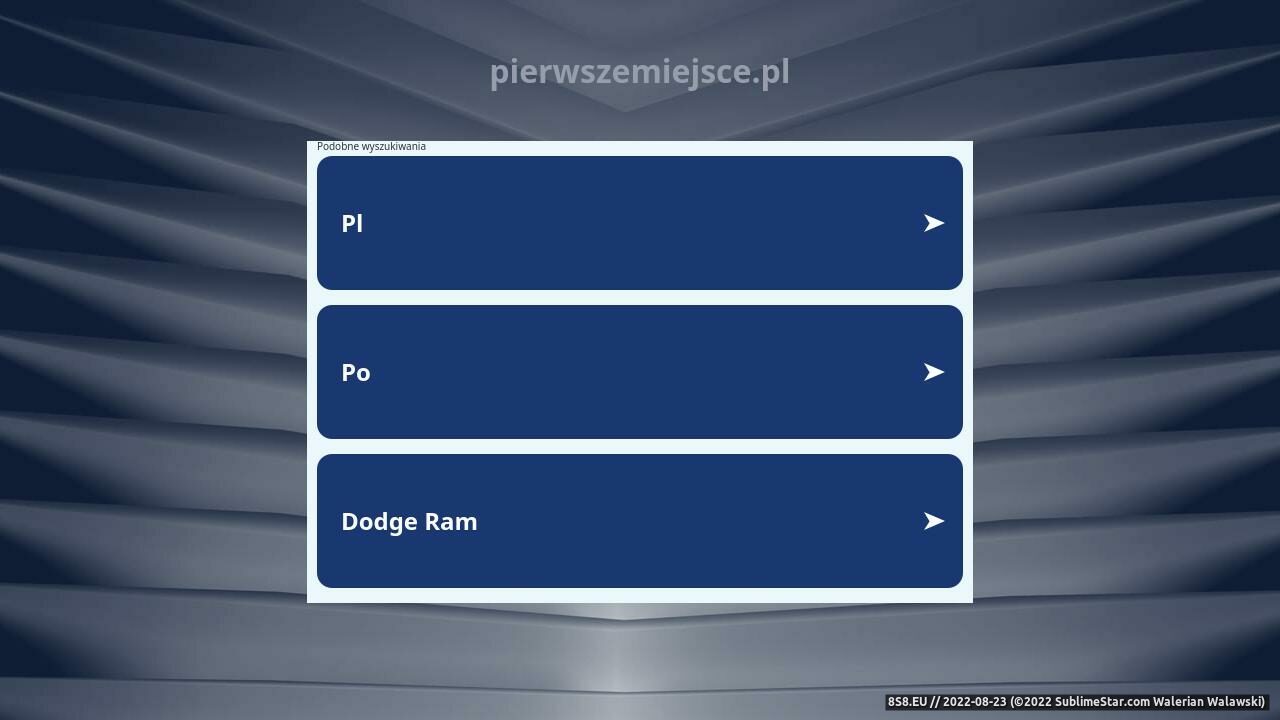 Zrzut ekranu Pozycjonowanie stron internetowych: PierwszeMiejsce.pl