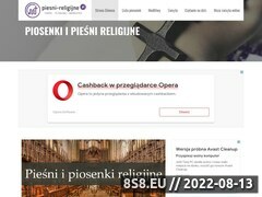 Miniaturka piesni-religijne.pl (Zbiór modlitw, książek i pieśni religijnych)