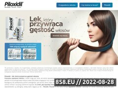 Miniaturka www.piloxidil.pl (Wypadanie włosów u kobiet)