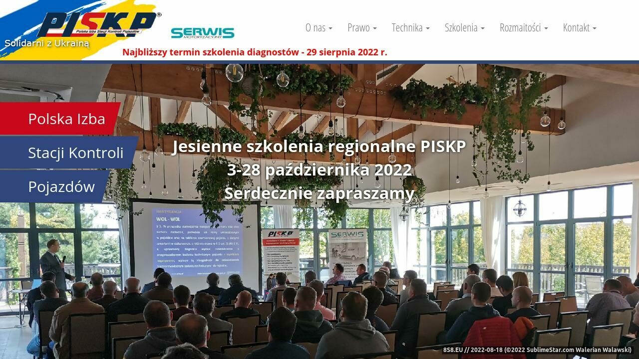 Polska Izba Stacji Kontroli Pojazdów (strona www.piskp.pl - Piskp.pl)