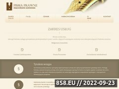Miniaturka domeny www.pismaprawne.pl