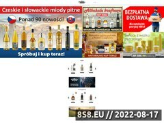 Zrzut strony Miody pitne idealne na prezent dla najbliższych w pitnemiody.pl.