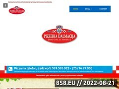 Zrzut strony Pizza Dalmacija