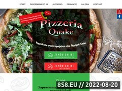 Miniaturka www.pizzeria-quake.sacz.pl (Najlepsza Pizza Nowy Sącz cienkie i grube ciasto)