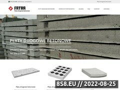 Zrzut strony Prefabrtykaty betonowe, pyty drogowe betonowe