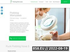 Miniaturka podolog-warszawa.pro (Gabinet Podologiczny Warszawa)