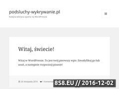 Miniaturka domeny www.podsluchy-wykrywanie.pl