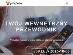 Miniaturka www.pointfinder.pl (Strona aplikacji mobilnej)