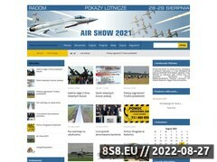 Miniaturka pokazylotniczeairshow.radom.pl (Pokazy Lotnicze Air Show - Newsy, Foto, Kamera)