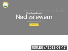 Miniaturka www.polebiwakowe.komendera.pl (Noclegi <strong>nad jeziorem</strong>)