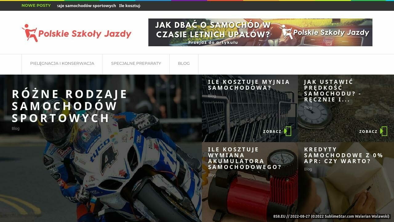 Zrzut ekranu Polskie Szkoły Jazdy - nauka jazdy, prawo jazdy