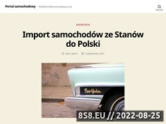 Zrzut strony Polskie samochody w UK - ogłoszenia motoryzacyjne UK