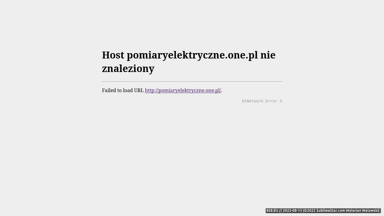 IEP Instalatorstwo Elektryczne Pomiary, Warszawa (strona www.pomiaryelektryczne.one.pl - Analiza parametrów sieci)