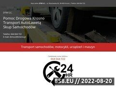 Miniaturka www.pomoc-drogowa-krosno.pl (Usługa pomocy drogowej w Krośnie - autolaweta)