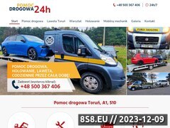 Miniaturka www.pomoc-drogowa24.auto.pl (Pomoc drogowa - laweta, holowanie - Toruń oraz A1)