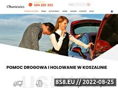 Miniaturka domeny www.pomocdrogowa.i-koszalin.pl