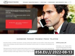 Zrzut strony Rzetelne porady prawne przez Internet: wsparcie prawnika