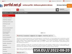 Miniaturka strony www.portfel.net.pl - Portfele Mskie i Damskie