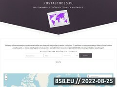 Miniaturka postalcodes.pl (Lokalizator kodów pocztowych)